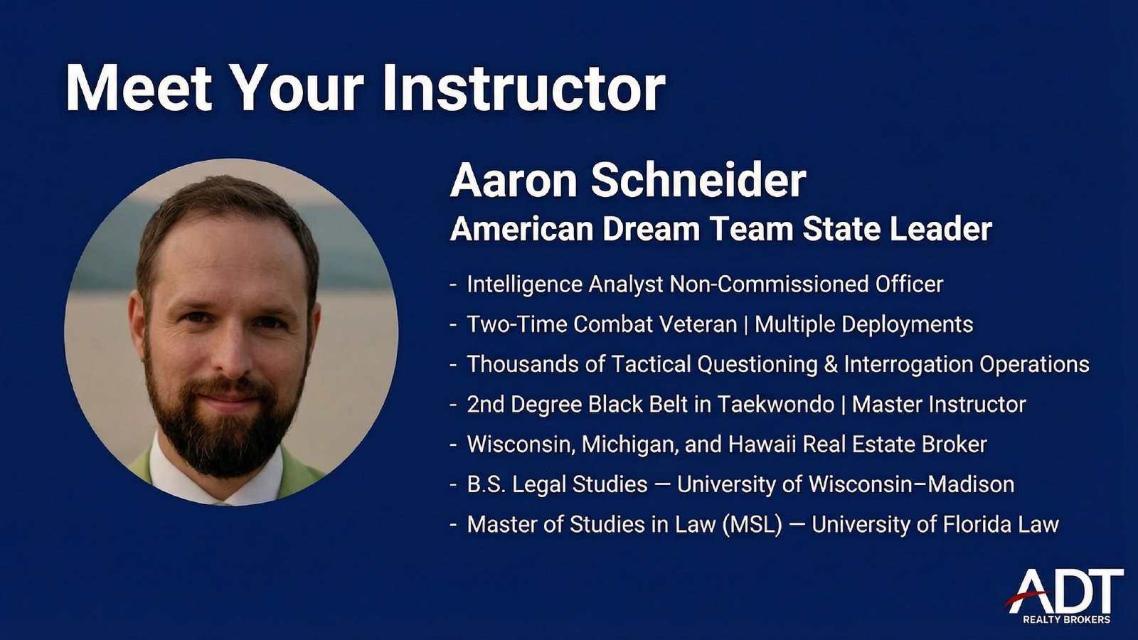 Meet Aaron Schneider